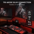 thumbnail image 3 of Teclado gamer inalámbrico Redragon K719 PRO con montaje gasket y 95 teclas, 3 of 9