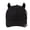 Black airplane model, variant on Devil Hat with Horn Baseball Caps Adjust Head Size Sun Hat Cycling Climbing Travel Visors Hat for Girl Woman