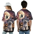 thumbnail image 5 of Spooky Halloween Night Witch Cairn Terrier Glowing Pumpkins All Over Print 3D Baseball Shirt Cairns Dog Lover Softball Sport - 12015, 5 of 6