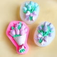 thumbnail image 5 of Flower Silicone Molds Silicone Soap Molds for Epoxy Resin Handmade Soap Chocolate Cake Candy Fondant Molds, 5 of 8