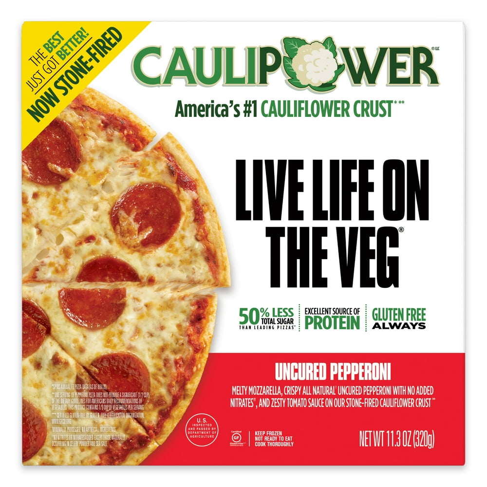 CAULIPOWER Uncured Pepperoni Stonefired Cauliflower Crust Pizza, 11.3