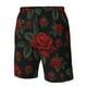 thumbnail image 4 of Fotbe Roses Trajes de Baño Estampados para Hombre, Shorts de Verano de Secado Rápido, Ropa de Playa, Bañadores-XX-Large, 4 of 6