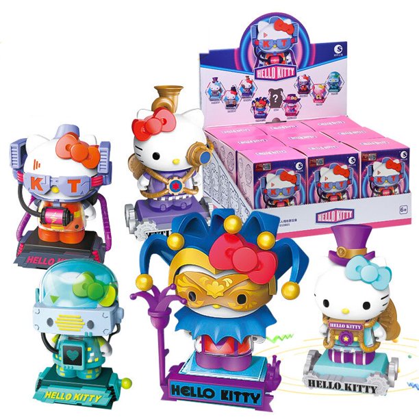 Figuras de Hellokitty Sanrio Kuromi My Melody Blind Box, modelos Kawaii Doll Candy Series, dibujos animados de primera generación, lindos juguetes de caja ciega