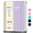 01#Purple, variant on Bxaolu Planner 2027, Weekly and Monthly Calendar Planner Book with Tabs, Spiral Schedule Agenda A5 Notebook for Office, Work(Purple)
