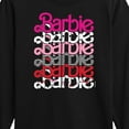 thumbnail image 3 of Barbie - Stacked Barbie Vday - Toddler And Youth Long Sleeve Graphic T-Shirt, 3 of 5