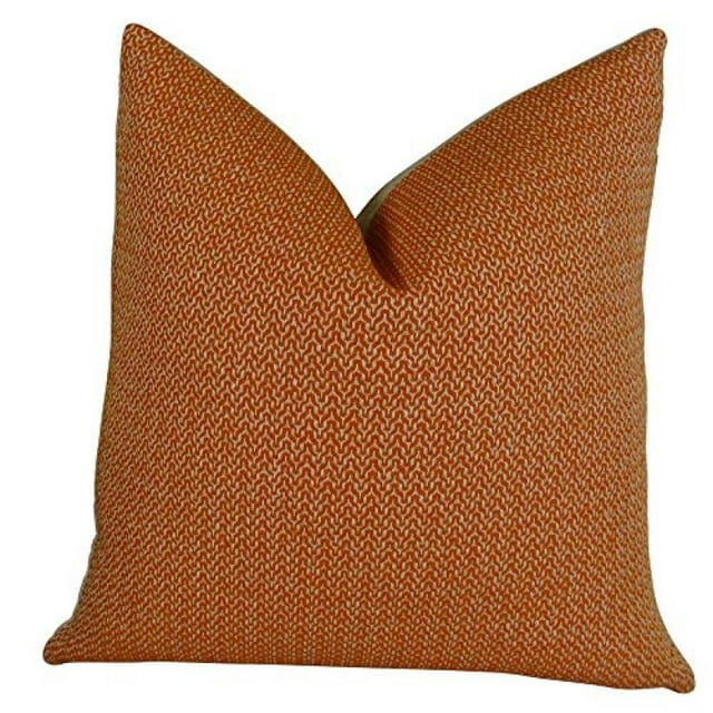 Plutus Chêne Cayenne Fait à la Main Coussin, (24 "x 24")
