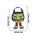 thumbnail image 2 of Suncoda Candy Bags, Falloween Candy Bags Halloween Handbag Non-woven Bag Ghost Children's Gift Halloween Treat Bags Halloween Props Supplies, Halloween Gifts, 2 of 4