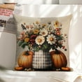 thumbnail image 6 of flowers pumpkinslinen throw pillowcase decoration pillowcase gifting preferred 20x20 inch cushion cover 4 sets sofa pillowcase sofa bedroom living room car, 6 of 8
