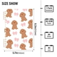 thumbnail image 3 of joogoo A5 Spiral Journal Notebook Puppy Dog Bow College Ruled Notebooks 8.3" x 5.7" 2 PCs, 3 of 8