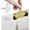 thumbnail image 4 of FMSHPON New York City Clipboard Hardboard Wood Nursing Clip Board and Pull for Standard A4 Letter 13x9 inches, 4 of 8