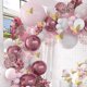 thumbnail image 5 of Kit de arco de globos de oro rosa - 118 piezas de guirnalda de globos rosa bebé, blanco y oro rosa con calcomanía de mariposa para baby shower de niñas, cumpleaños, bodas, decoraciones para fiestas de, 5 of 5