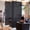 Drizzle, variant on DECOLAB Hanging Panel, 36" x 96" Privacy Sheer Separator Divider for Shared Room, Entryway, Workspace, Natural Woven, Pack of 2, Azurite