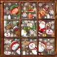 thumbnail image 4 of Adhesivo para ventana con forma de copo de nieve navideño, adhesivo electrostático para decoración de fiestas navideñas (w), 4 of 4