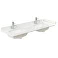 thumbnail image 3 of Elan TK 60" Light Oak Double Vanity White Quartz Top (1-Hole) & Nickel Trim, 3 of 5