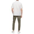 thumbnail image 3 of Calvin Klein Men’s Short Sleeve Stretch Cotton Pattern Shirt, Light Gray, Small, 3 of 3