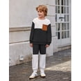 thumbnail image 3 of Arshiner Boys Fashion Big Kids Clothes Cool Soft Crewneck Sweatshirt and Sweat Pants Boy Fall Outfits, 3 of 6