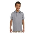 thumbnail image 1 of Jerzees Big Boy's Stain Resistant Tagless Label Polo Shirt, Style 437Y, 1 of 1