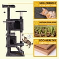 XF XINFENG 54 in Cat Tree Tower Multi-Level Cat Cozy Condo Furniture ...