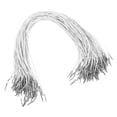 thumbnail image 3 of OULII 50Pcs DIY Elastic Ropes Plated Silver Stretch Round Cord with Smooth Barbs for Hats and Masks, 3 of 8
