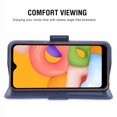 thumbnail image 3 of Samsung Galaxy A01 Case, Cell Phone Leather Sleeve PU Leather Cover Wallet Cell Phone Case Cover Compatible for Samsung Galaxy A01 Leather Case - Blue, 3 of 7