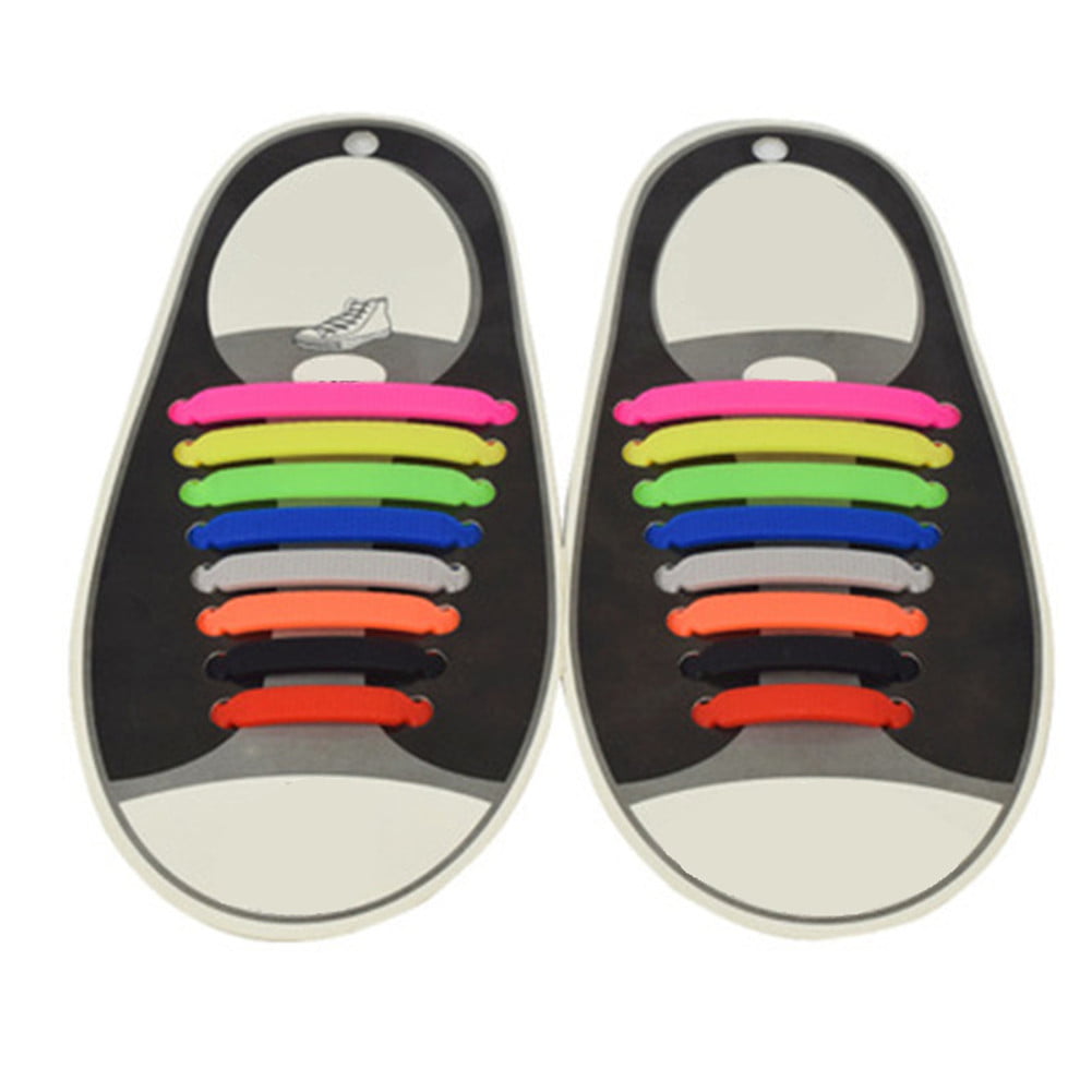 Silicone Trainers Shoe Laces 
