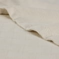 thumbnail image 6 of Superior Basketweave All-Season Cotton Blanket, Throw (Non-Standard), Ivory, 6 of 10