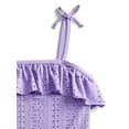 thumbnail image 2 of Wonder Nation Girls' Eyelet Ruffle One Piece Swimsuit, Sizes 4-18, 2 of 3