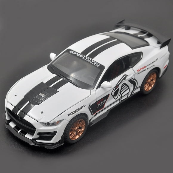 For 1:32 high simulation supercar Ford Mustang Shelby GT350 car model alloy rear pull children's toy car 4-door children's gift