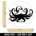 thumbnail image 2 of Floating Swimming Octopus with Tentacles Spread Rubber Stamp for Scrapbooking Crafting Stamping - Medium 1 Inch, 2 of 7