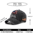 thumbnail image 3 of USA 250th Anniversary Commemorative Hat Adjustable Distressed Retro Cap 1776-2026 Patriotic Tribute Gift for Men Veterans History Buffs,Light Blue, 3 of 5