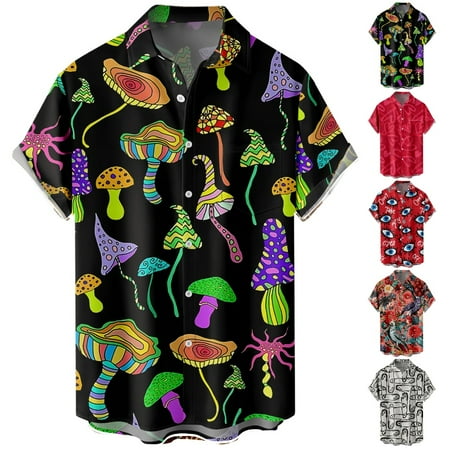 

Adult Casual Shirts Fashion Party Clothing Apparel For Men Boys
