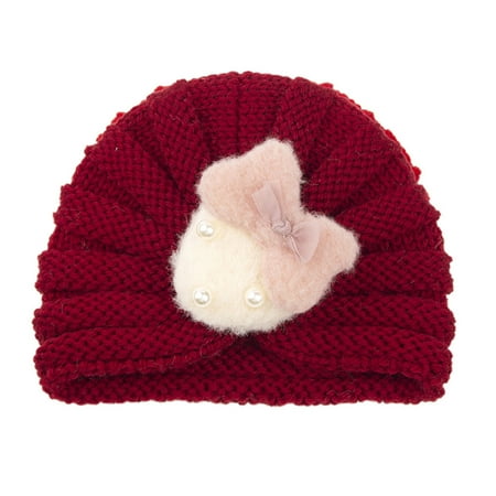 

TOWED22 Toddler Winter Hat For Baby Girls Boys Warm Caps Hat Kids 0-24 Months Soft And Warm Headwear Tomato Hat Baby N
