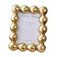 thumbnail image 3 of yingyy Transparent Glass Photo Frame Versatile Display For Mom Daughter Grandma Pics Snowflakes And Damage Gold 20x25.2cm, 3 of 6