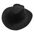 thumbnail image 1 of Chapeau de Soleil à Large Bord Protection Solaire Hommes Femmes Couleur Pure Chapeau Réglable pour l'Extérieur, 1 of 10