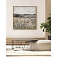 thumbnail image 5 of Drsoum Large 24x24in Natural Framed Vintage Landscape Canvas Wall Art Prairie in Full Bloom Classic Wall Prints Modern Farmhouse Kitchen Bedroom living room Decor, 5 of 6