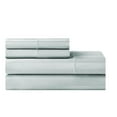 thumbnail image 1 of Hotel Style 4-Piece 600 Thread Count Green Stripe Egyptian Cotton Adult Bed Sheet Set, King-Deep Pocket, 1 of 6