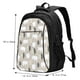 thumbnail image 5 of Balery winter Snowflake beer Mochila con carga USB para hombre y mujer - Mochila impermeable y antirrobo para laptop con puerto USB para viajes, trabajo, 5 of 7