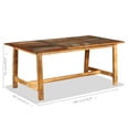 thumbnail image 4 of vidaXL Dining Table Solid Reclaimed Wood 180 cm, 4 of 5