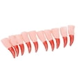 thumbnail image 4 of Yuarrent 10 piezas de uñas postizas, juguete para uñas, mano de obra fina aterradora, superficie lisa, accesorio de Cosplay, práctico para usar, Kits de decoración para fiestas rojo Yuarrent HA043415-02, 4 of 6