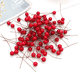 thumbnail image 4 of Bola de Navidad hecha a mano, espuma de bayas, fruta, cereza, pequeño fruto rojo, peonía, accesorios de decoración para Navidad, 4 of 5
