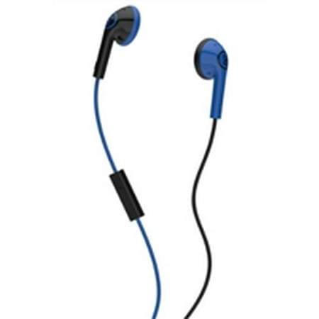 Skullcandy 2XL Offset Earbuds Black/Blue with Inline Mic -