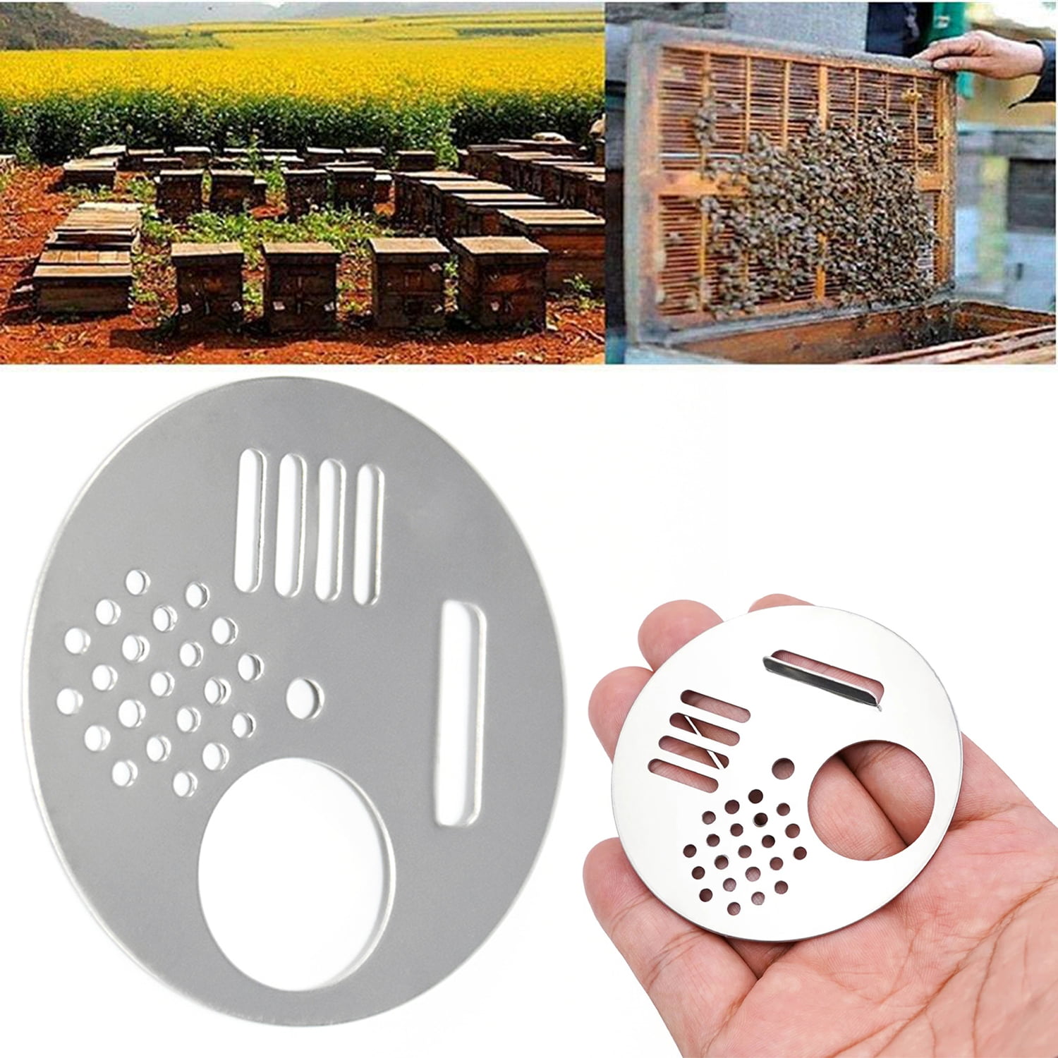 Details about   10pcs Stainless Steel Hive Entrance Nest Gate Door Beekeeping Equipment for Bee 