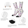 thumbnail image 4 of Balery Summer with Flamingo Calcetas Largas con Estampado para Hombre y Mujer – Suaves y Transpirables, Talla Única (US 5-11), 4 of 6