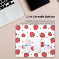 thumbnail image 3 of Strawberry Red Fruits Mouse Pad 7x8.6 in / 7.9x9.5 in Cute Gaming & Desk Mat with NonSlip Rubber Base, Perfect for Wireless Mouse Use, Add a Pop of Color to Your Workspace, 3 of 6