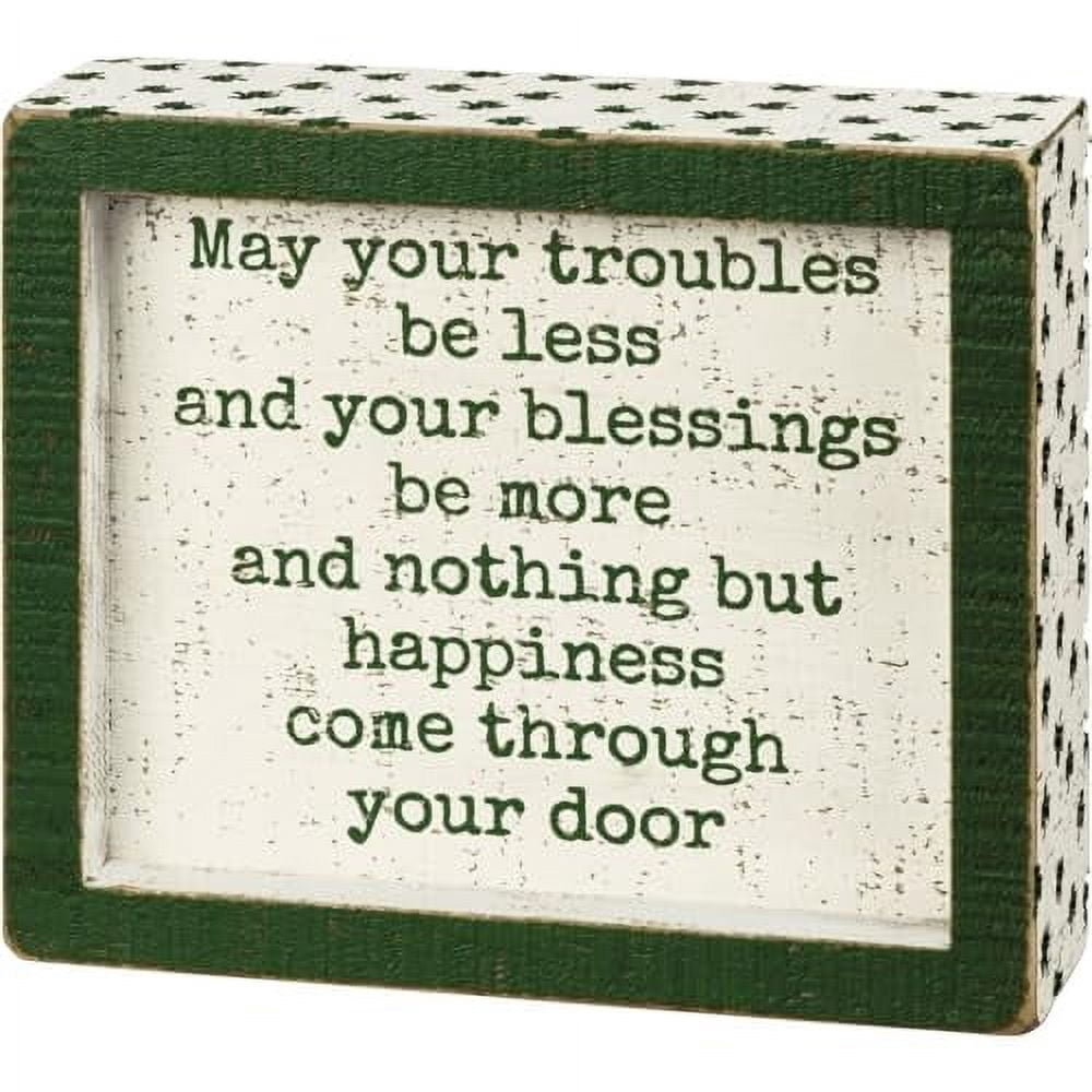 Primitives By Kathy Holzschild „Dance In The Rain“ – 10x10 Cm, Rustikale Wanddekoration Mit Inspirierendem Spruch