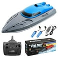 thumbnail image 2 of ALLCACA 2.4GHz Toy Watercraft 18km/h High Speed RC Boat Remote Control Boats for Pools and Lakes - Blue, 2 of 7