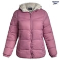 thumbnail image 3 of Chaqueta Reebok Puffer Heavyweight para mujer, acolchada, color rosa orquídea, 3 of 7