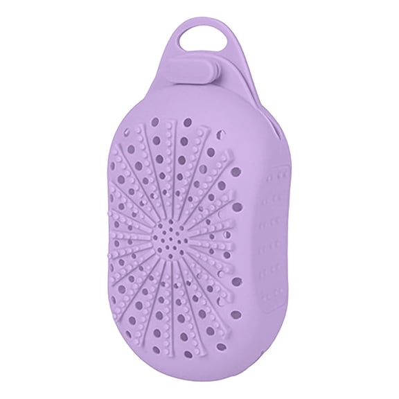 Silicone Soap Scrubber Exfoliating Body Cleanser Bag Hygienic Bathing Accessory For Gentle Skin Care
