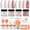 Glitter Pink, variant on Modelones Dip Powder Nail Kit Starter, 4 Colors Nude White Pink Dipping Powder Repair Liquid Set with Recycling Tray for French Nail Art Salon DIY at Home Manicure