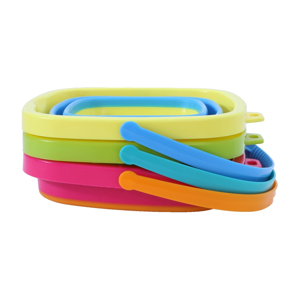 Foldable Bucket Silicone Collapsible Bucket 2 Liters MultiPurpose (3